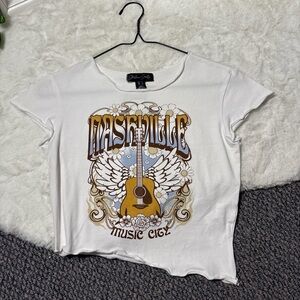 Streetwear Society White Nashville Music T-Shirt